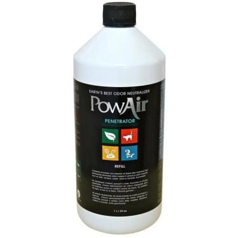 PowAir Odor Removing Penetrator Refill Spray- 1 L / 33oz