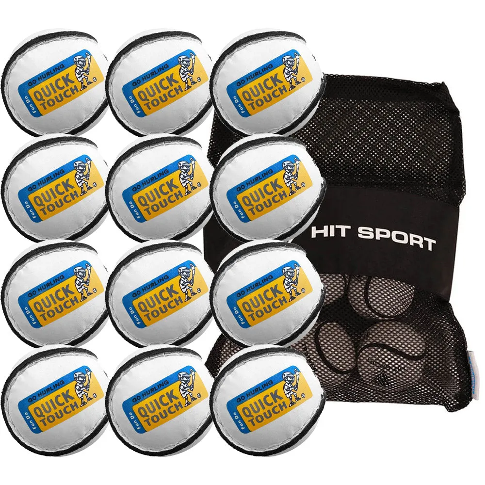 Quick Touch Kids Sliotar U10's | 12 Pack