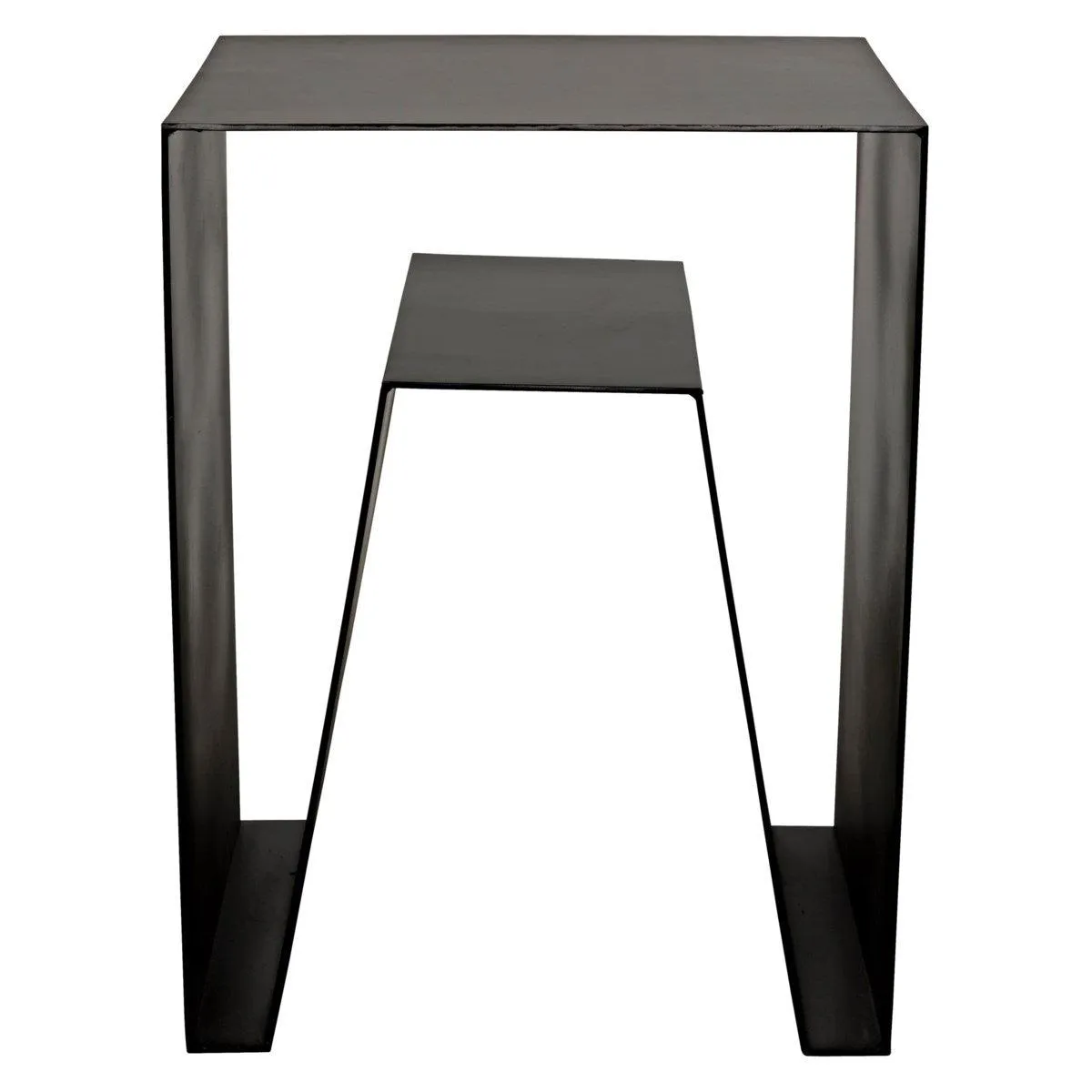 Quintin Side Table, Black Steel