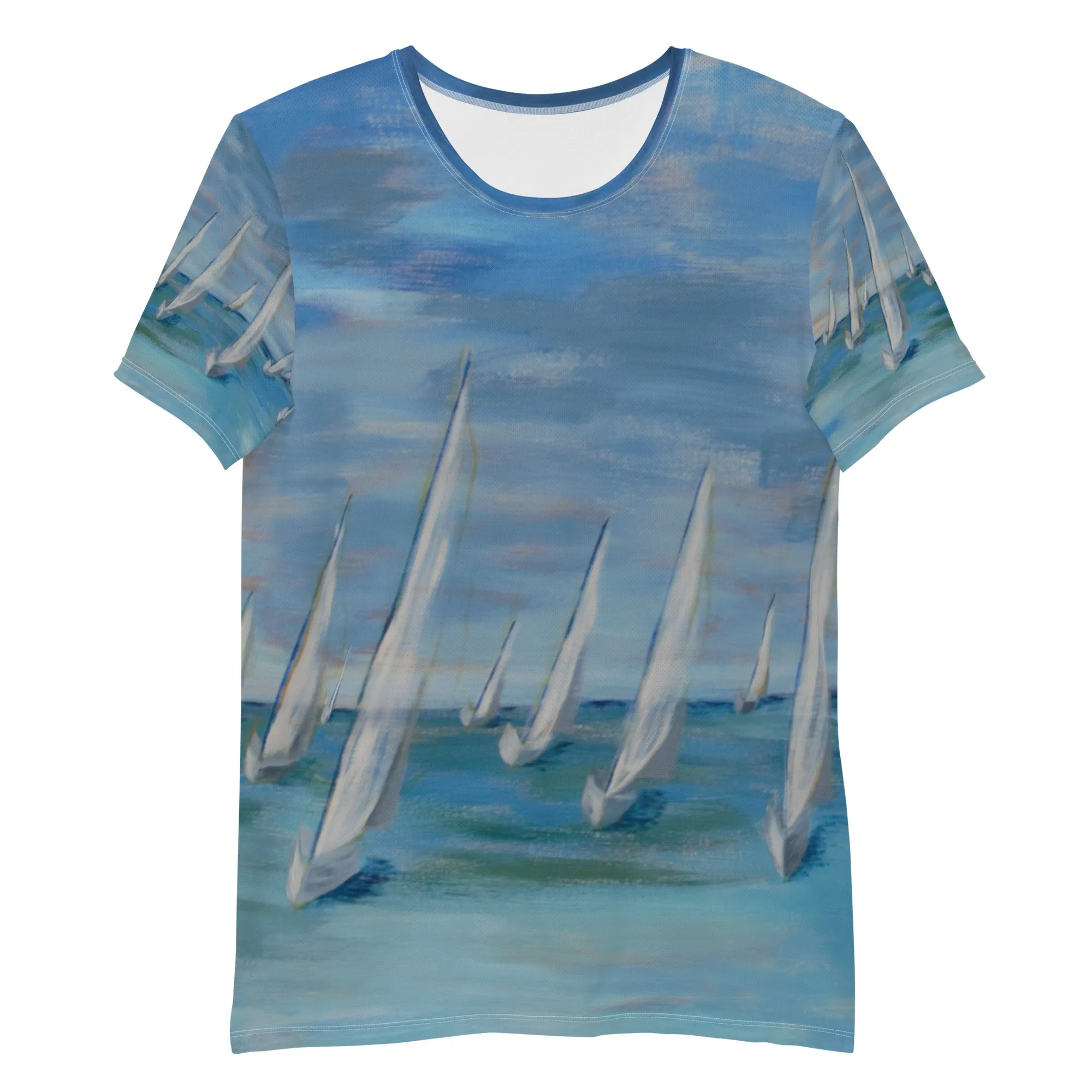 "Incoming - One Design"  Men's Athletic Surf Shirt