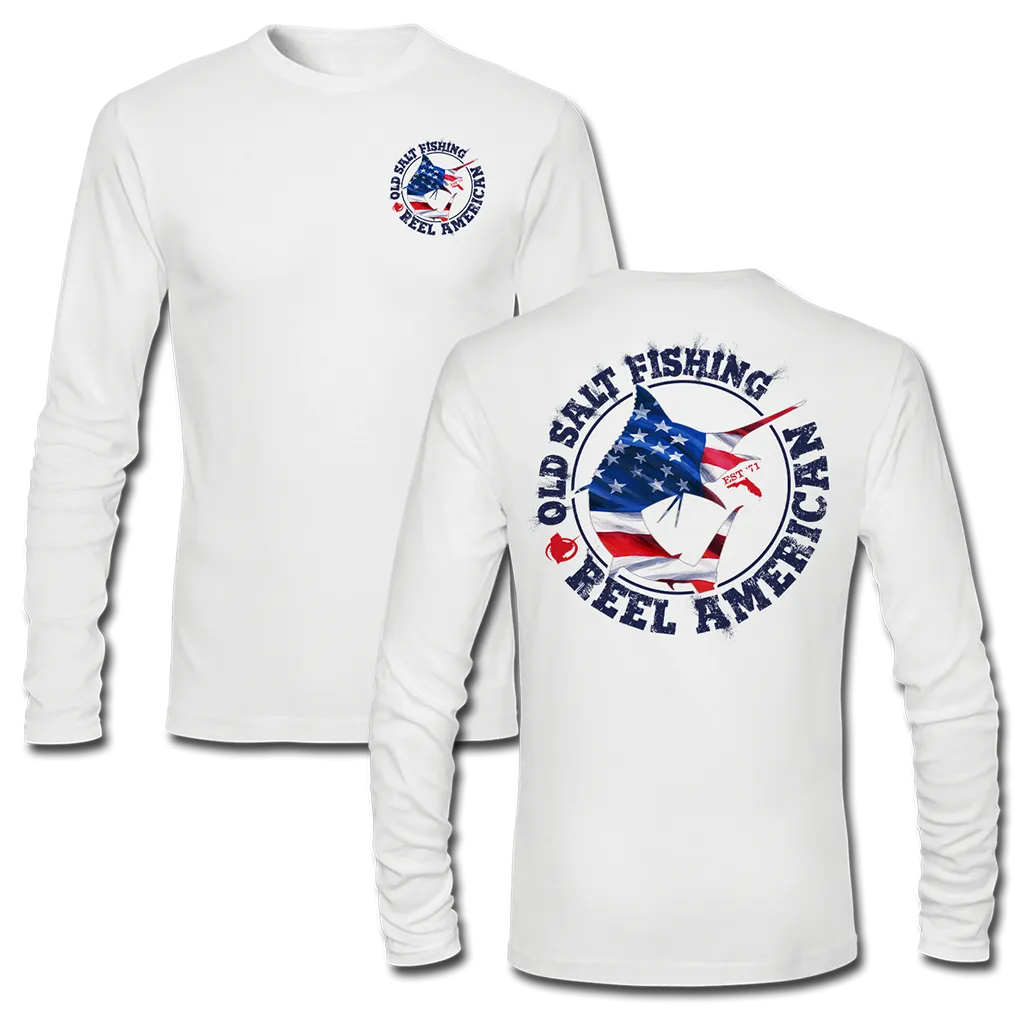 Reel Offshore American - Long Sleeve Performance Shirt