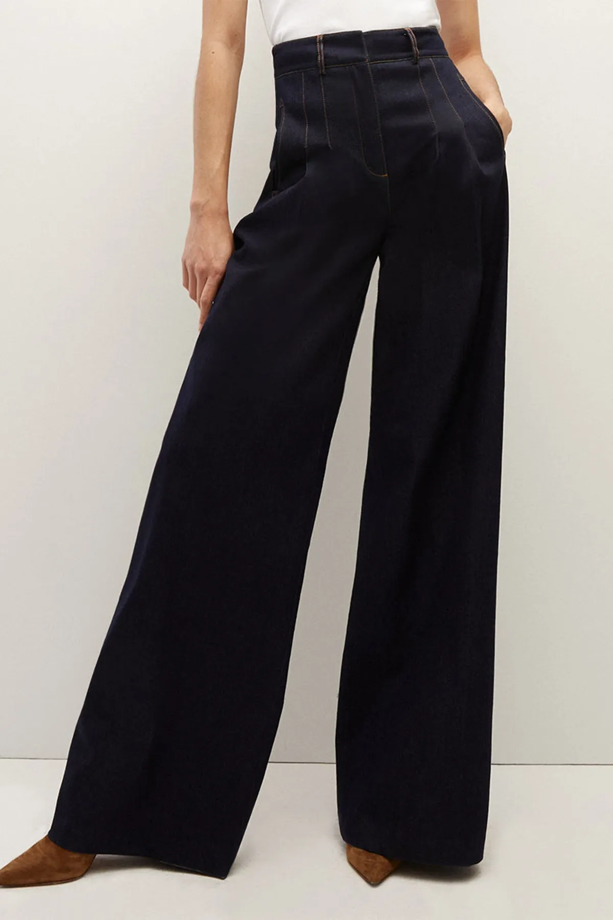 Rennert Denim Pant in Dark Oxford