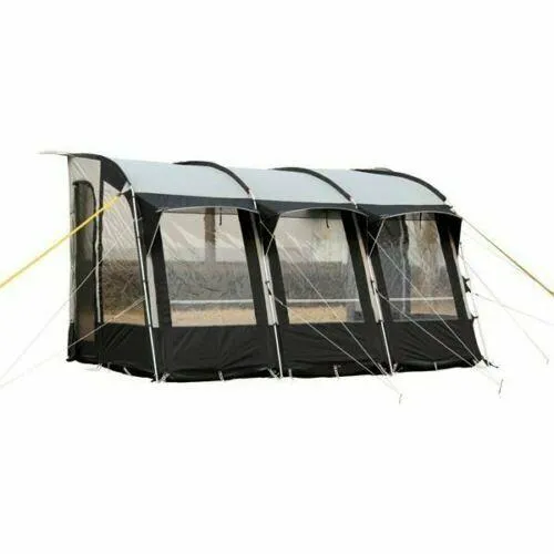 Royal Caravan Wessex 390 Porch Awning Black / Silver Fire Retardant Ventilated