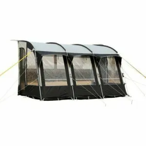 Royal Caravan Wessex 390 Porch Awning Black / Silver Fire Retardant Ventilated