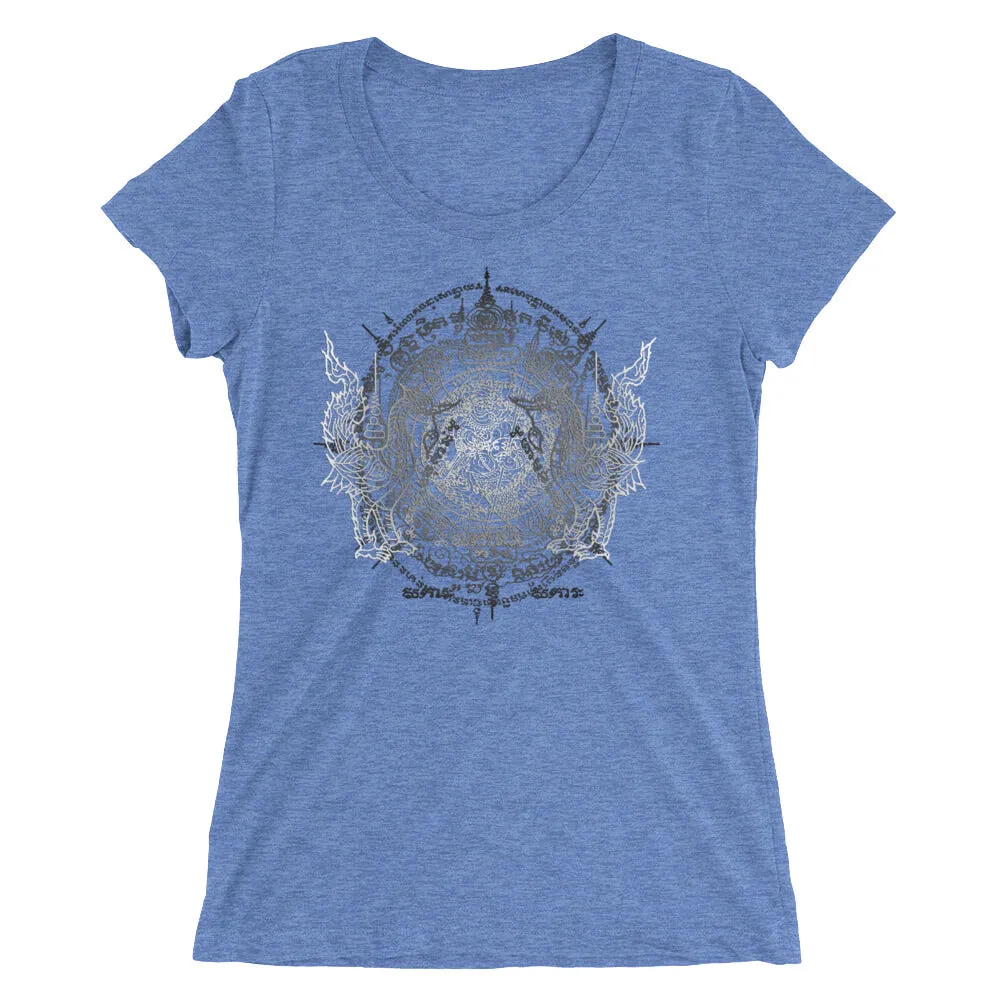 Sacred Geometry Thai Buddhist Tattoos Mandala 1, Ladies' short sleeve t-shirt