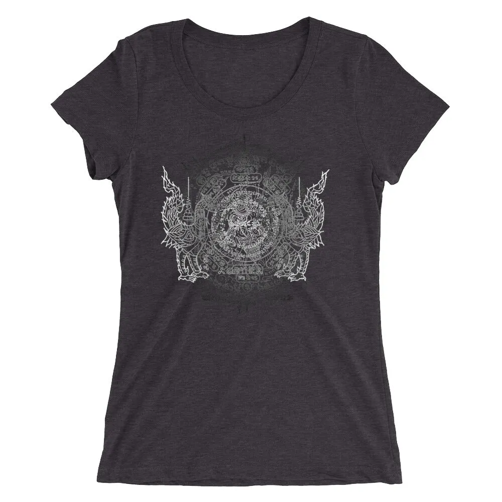Sacred Geometry Thai Buddhist Tattoos Mandala 1, Ladies' short sleeve t-shirt