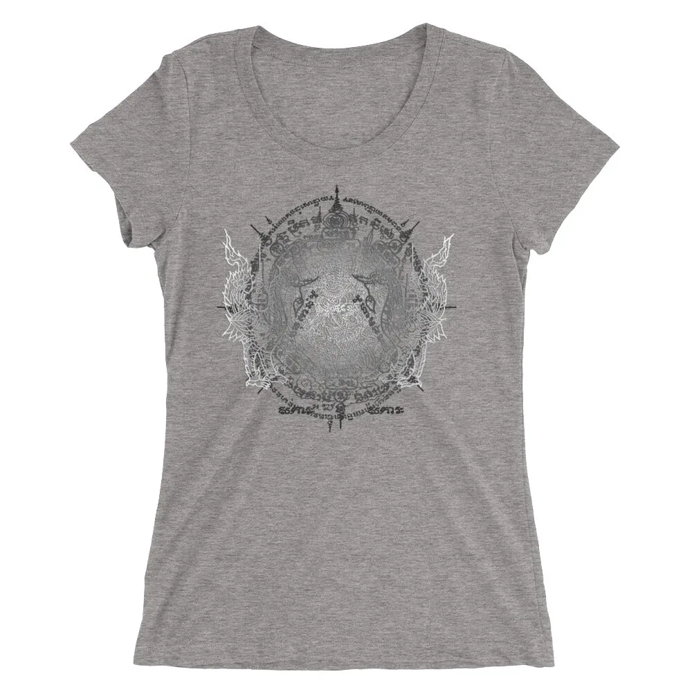 Sacred Geometry Thai Buddhist Tattoos Mandala 1, Ladies' short sleeve t-shirt