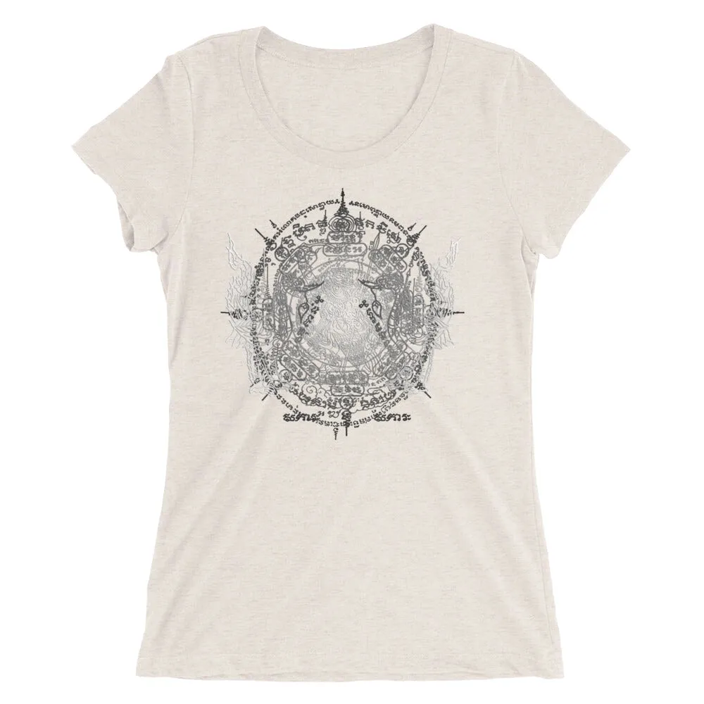 Sacred Geometry Thai Buddhist Tattoos Mandala 1, Ladies' short sleeve t-shirt