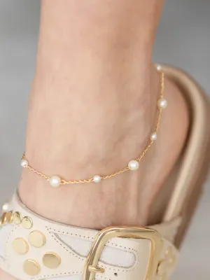 Sahira Kalani Pearl Anklet