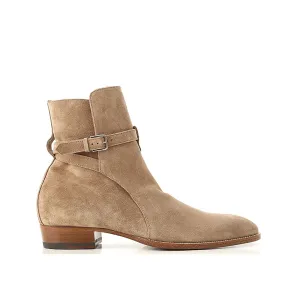 SAINT LAURENT Wyatt Jodhpur Mini Ankle Boots