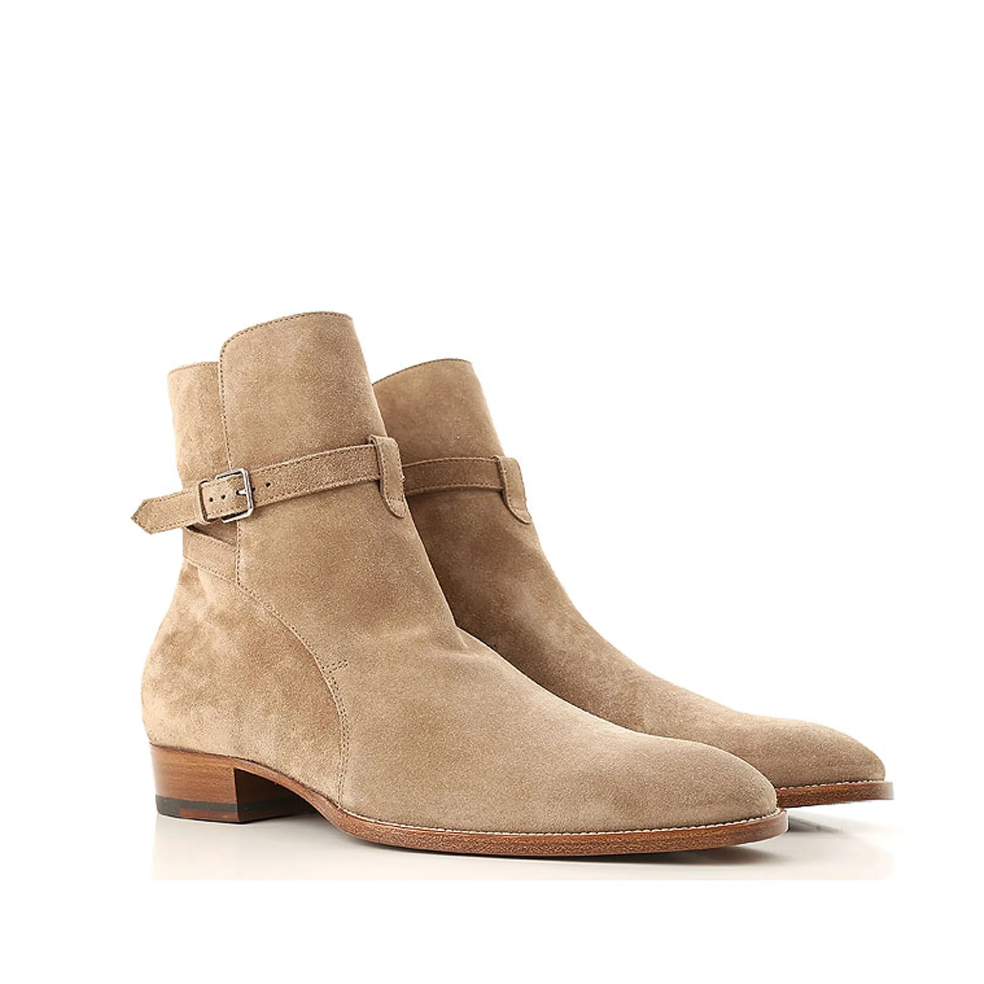 SAINT LAURENT Wyatt Jodhpur Mini Ankle Boots