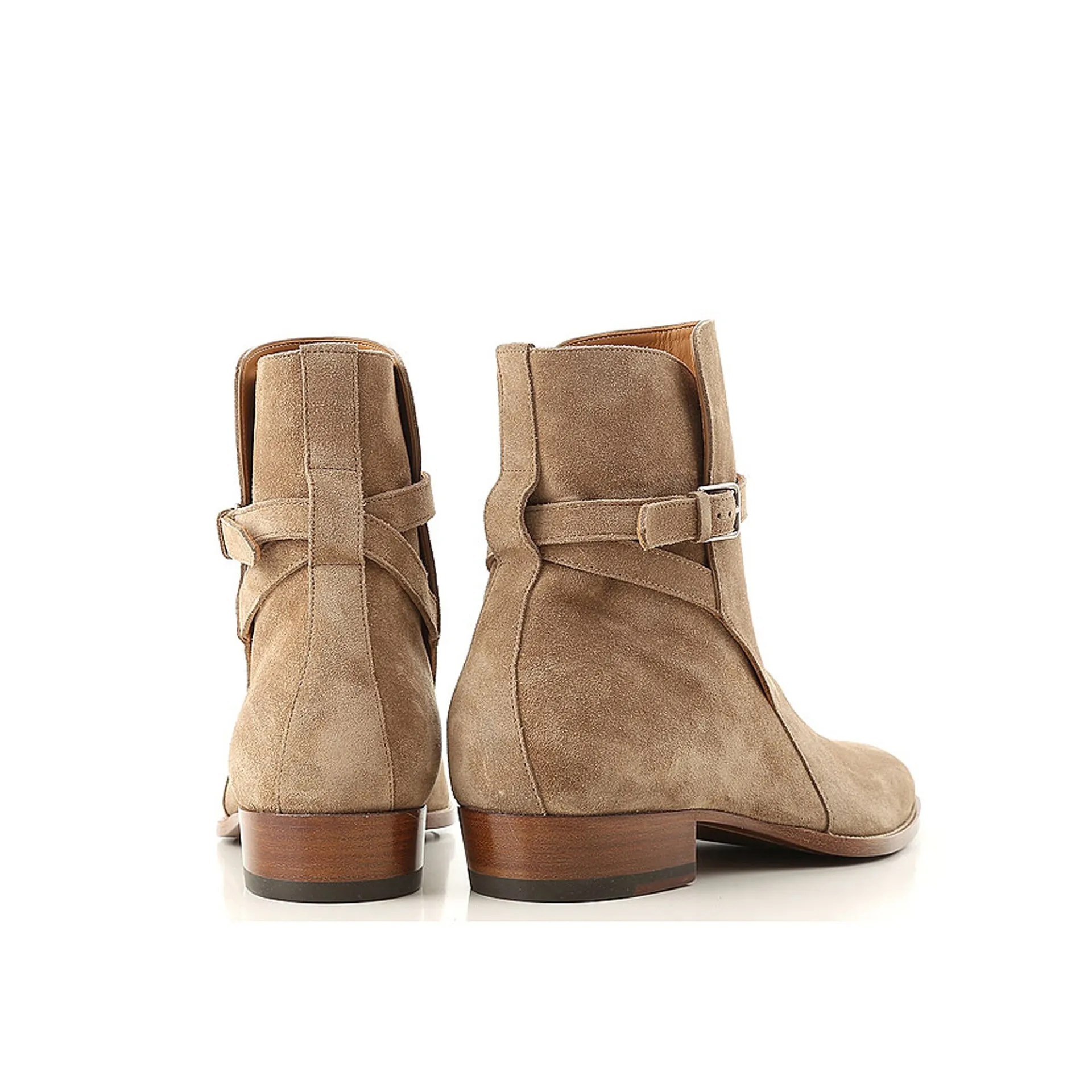 SAINT LAURENT Wyatt Jodhpur Mini Ankle Boots
