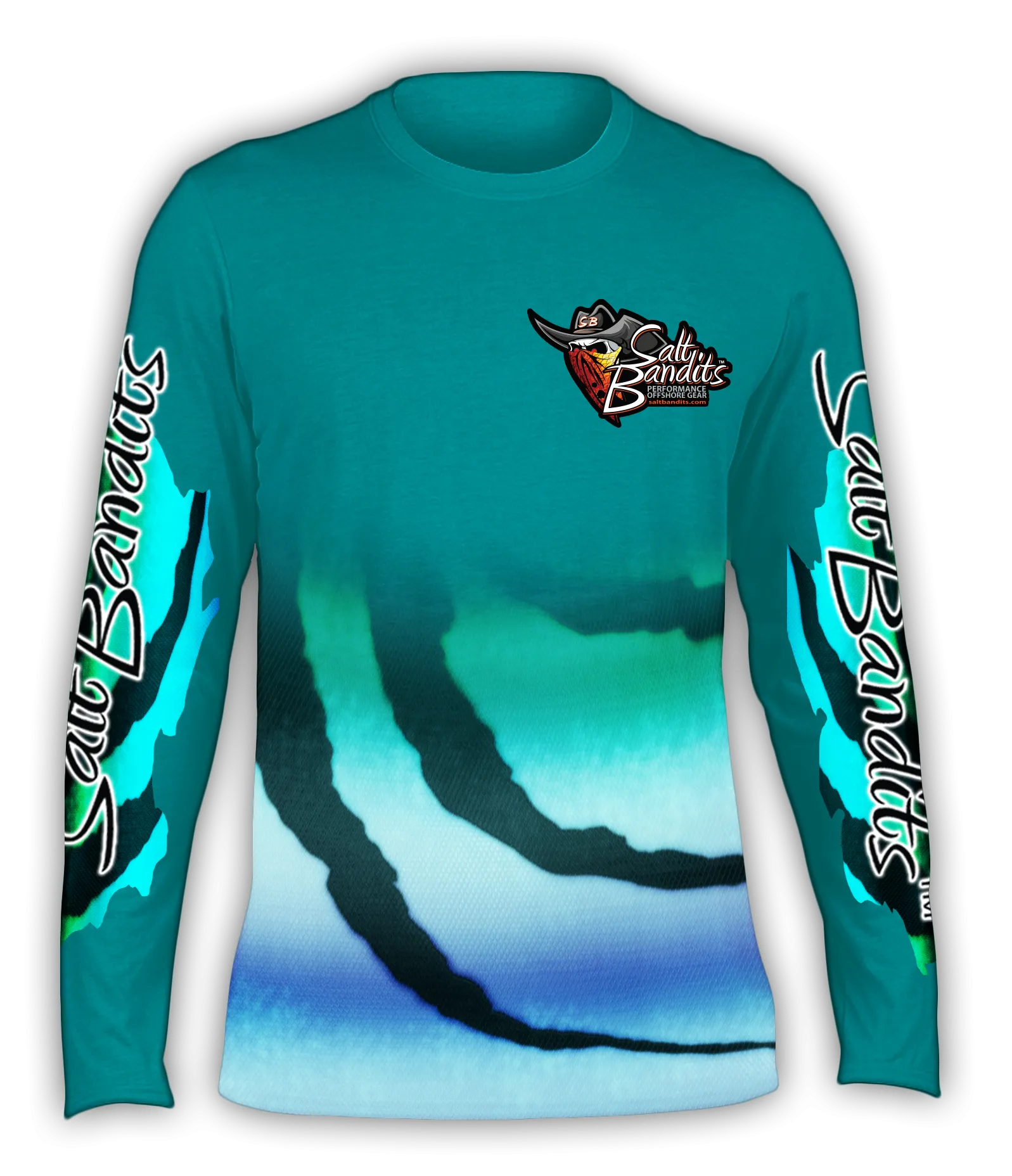 Salt Bandits™ Roosterfish Performance Long Sleeve T-shirt