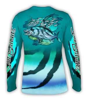 Salt Bandits™ Roosterfish Performance Long Sleeve T-shirt