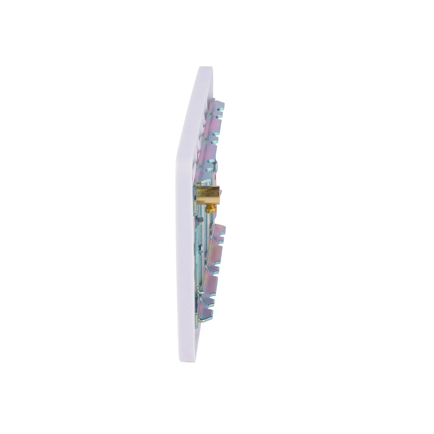 Schneider Electric GGBL03G Lisse White Moulded 3G Grid Front Plate