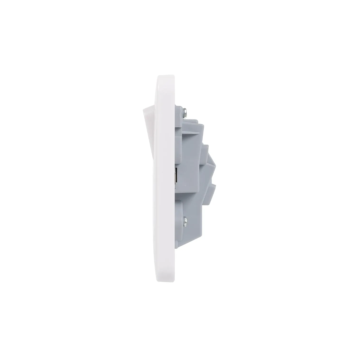 Schneider Electric GGBL3010D Lisse White Moulded 13A DP 1G Switched Socket