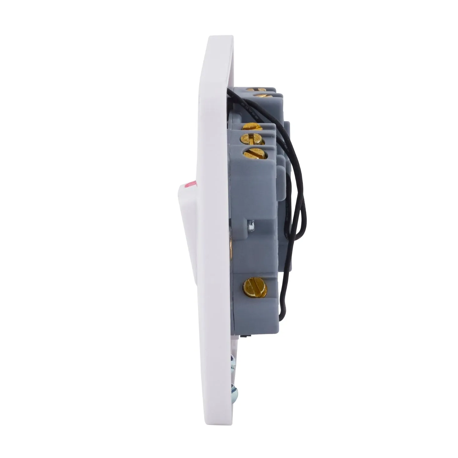 Schneider Electric GGBL5011 Lisse White Moulded 13A DP Switched Fused Connection Unit with LED Indicator