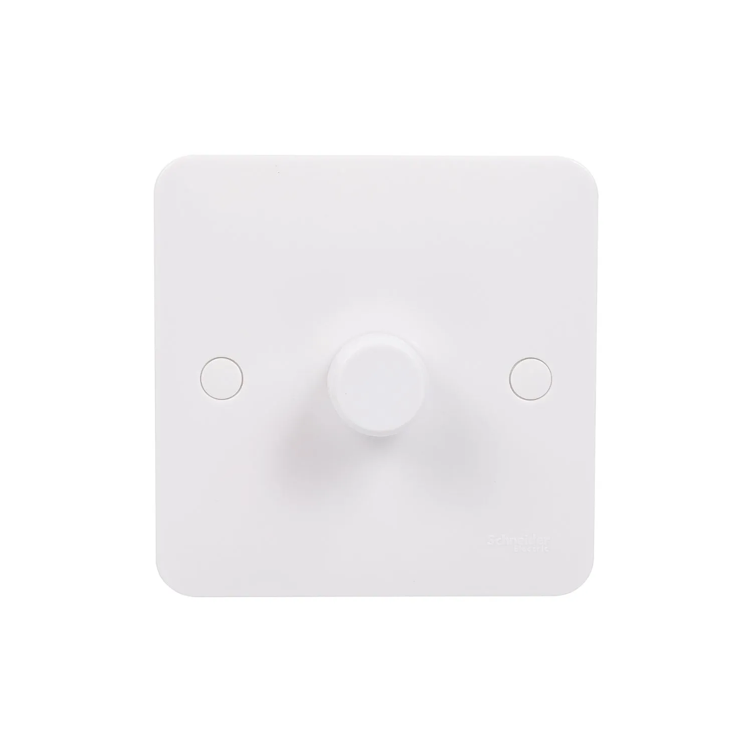 Schneider Electric GGBL6011CS Lisse White Moulded 1G 1-Way 250W/VA Mains & Low Voltage Dimmer Switch