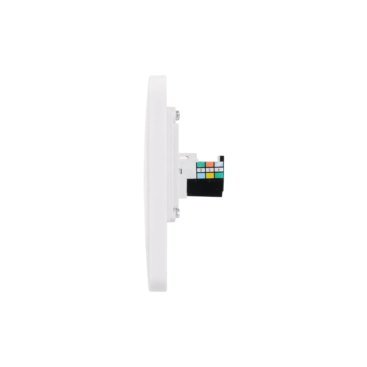 Schneider Electric GGBL7051S Lisse White Moulded Single RJ12 Data/Telephone Socket Outlet (Display Packaged)