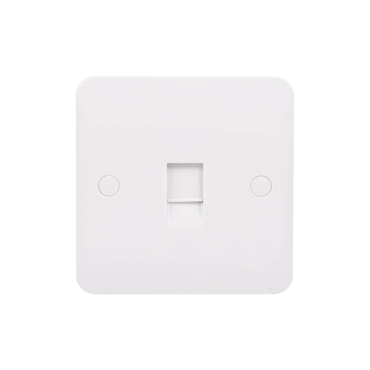 Schneider Electric GGBL7051S Lisse White Moulded Single RJ12 Data/Telephone Socket Outlet (Display Packaged)