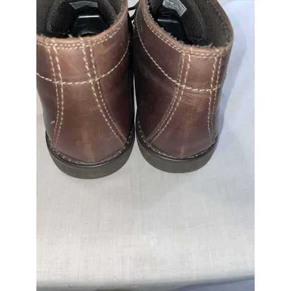 Sebago Chukka Boots Mens Size 11 M Brown Leather Lace Up Round Toe