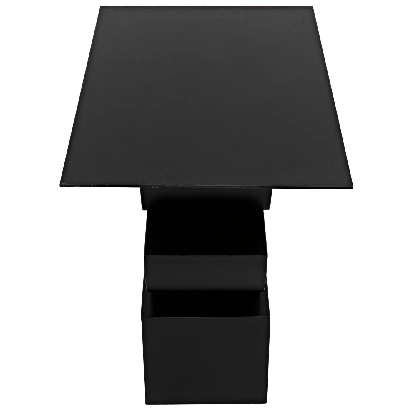 Shape Side Table, Black Steel