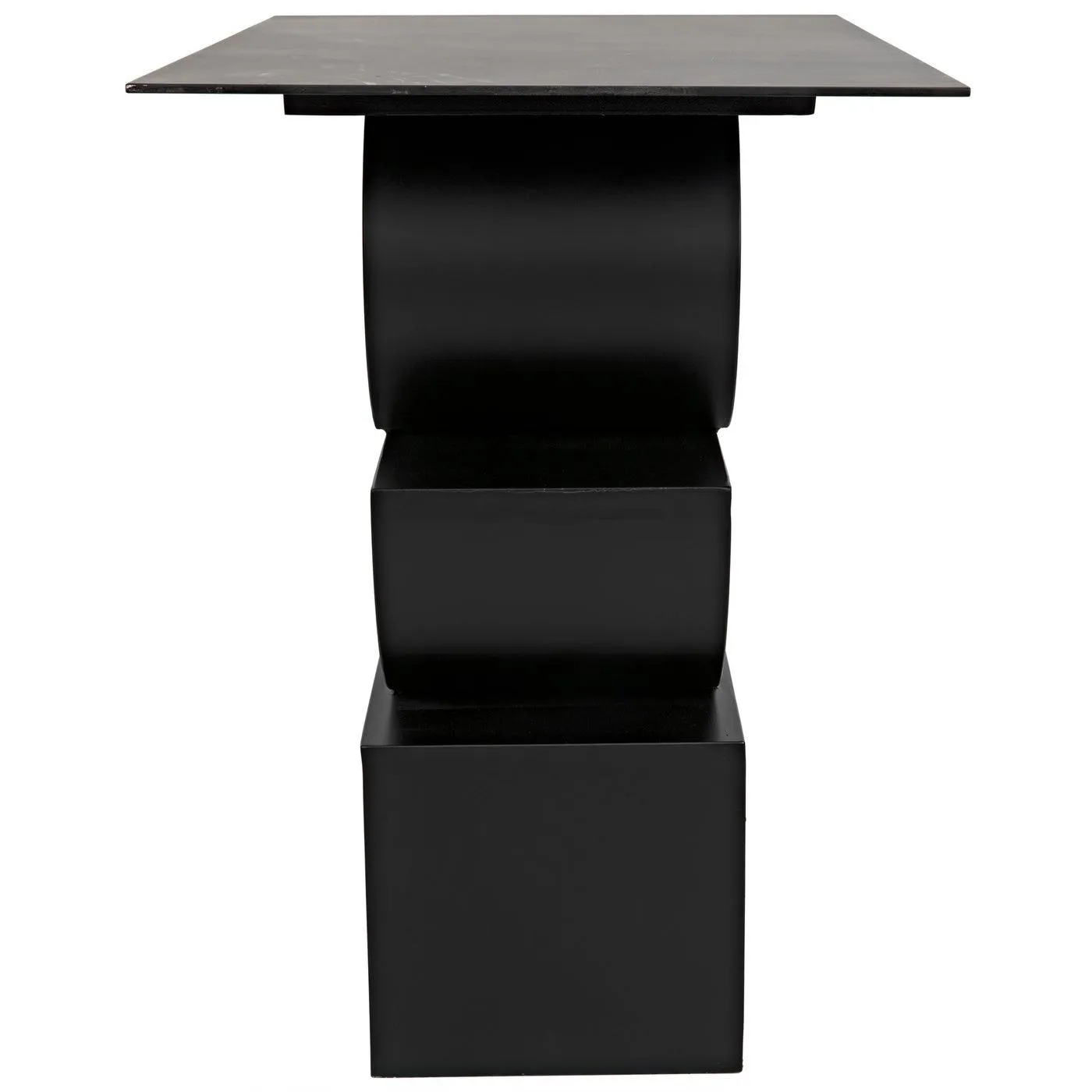 Shape Side Table, Black Steel