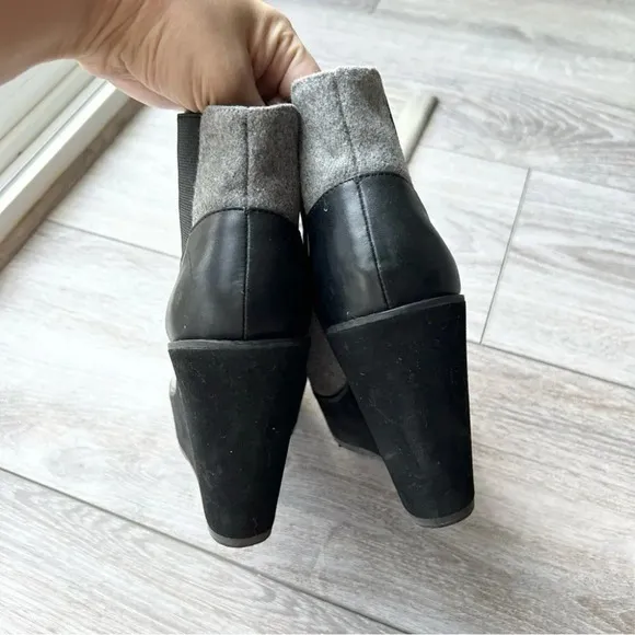 Shellys London Wedge Platform Boots