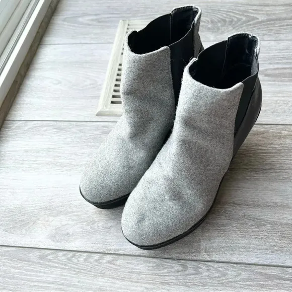 Shellys London Wedge Platform Boots