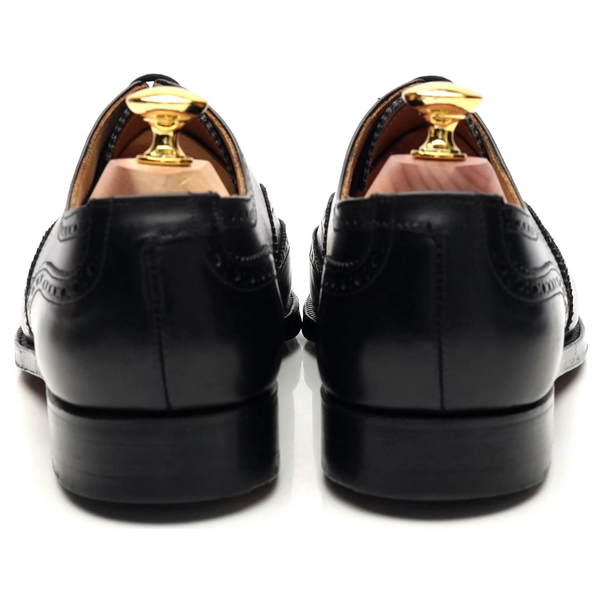 Shipton & Heneage 'Albemarle' Black Leather Oxford Brogues UK 7 E