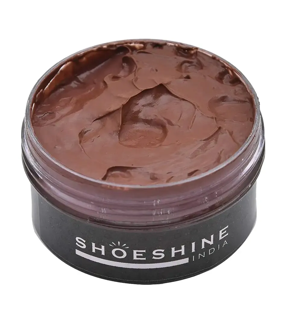 SHOESHINE shoe cream (Brown)- professional leather shoe polish