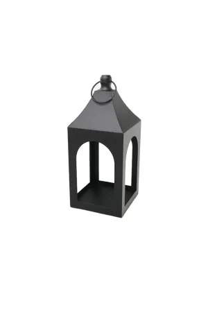 Short Morrocan Lantern - Black
