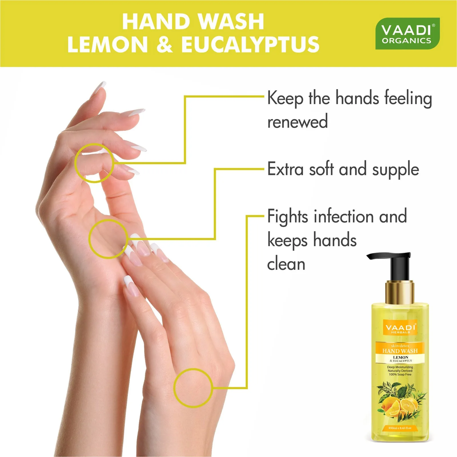 Skin-Detox Lemon & Eucalyptus Hand Wash (250 ml)