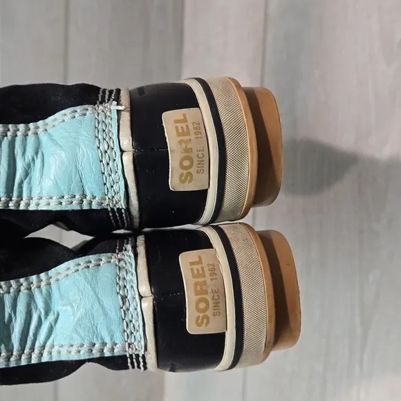 Sorel Kids Youth Tofino Tall Leather Duck Boots shoes sz 2