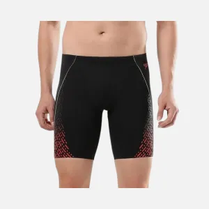 Speedo Eco Endurance Plus Mid Adult Men's Jammer -Black/Fed Red