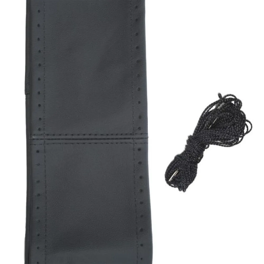 Steering Wheel Cover Umbrella String, Genuine Leather, 42 - 44cm