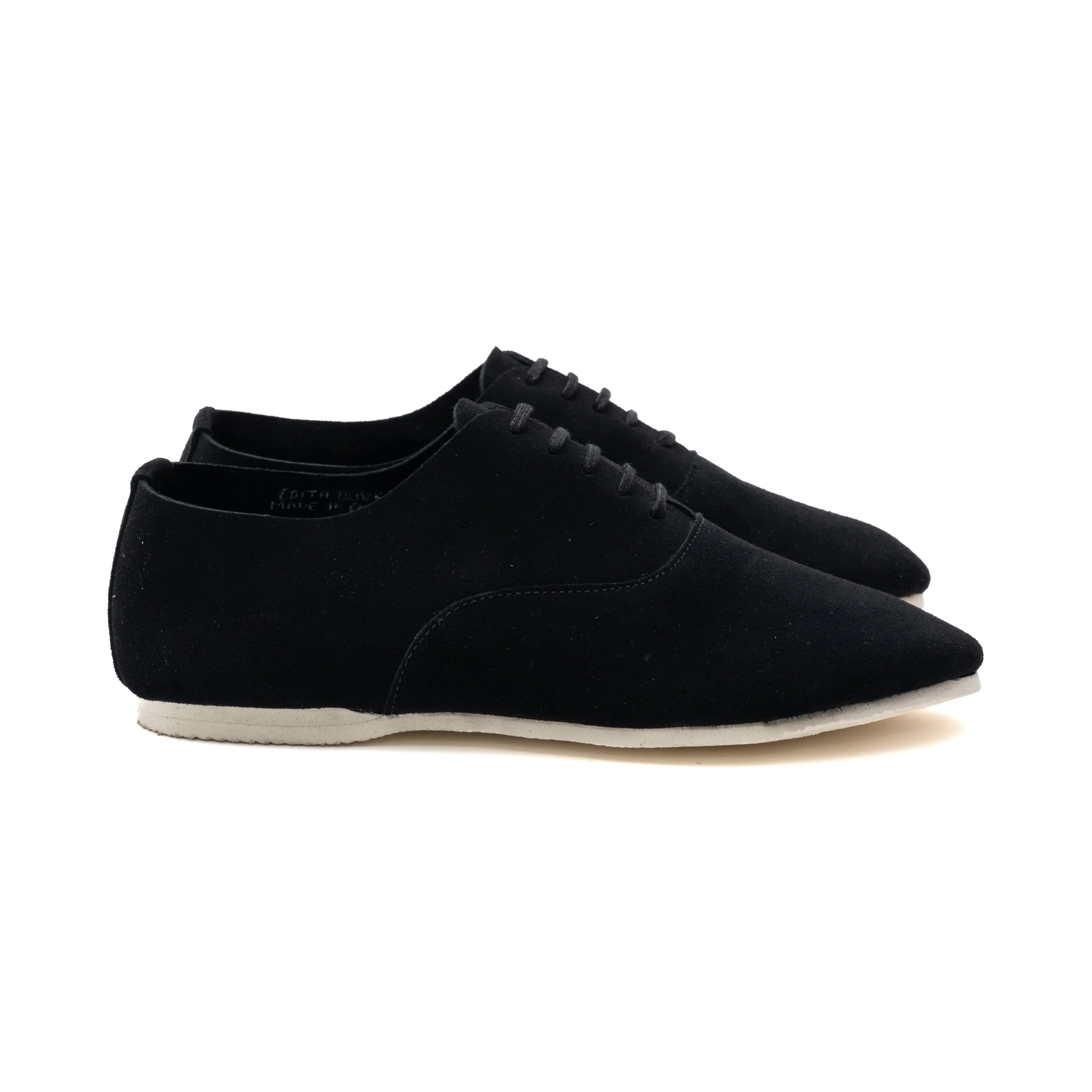 Talbot Oxford Shoe - Black Janus Calf Suede