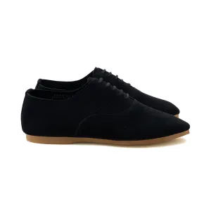 Talbot Oxford Shoe - Black Janus Calf Suede