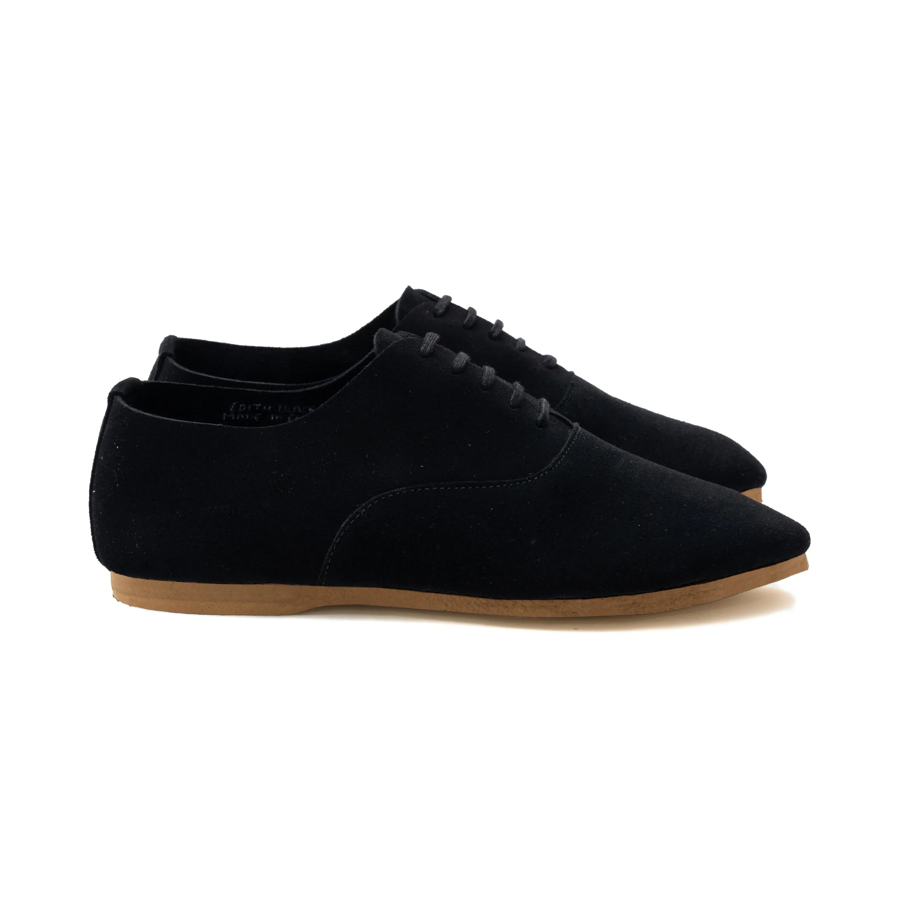Talbot Oxford Shoe - Black Janus Calf Suede