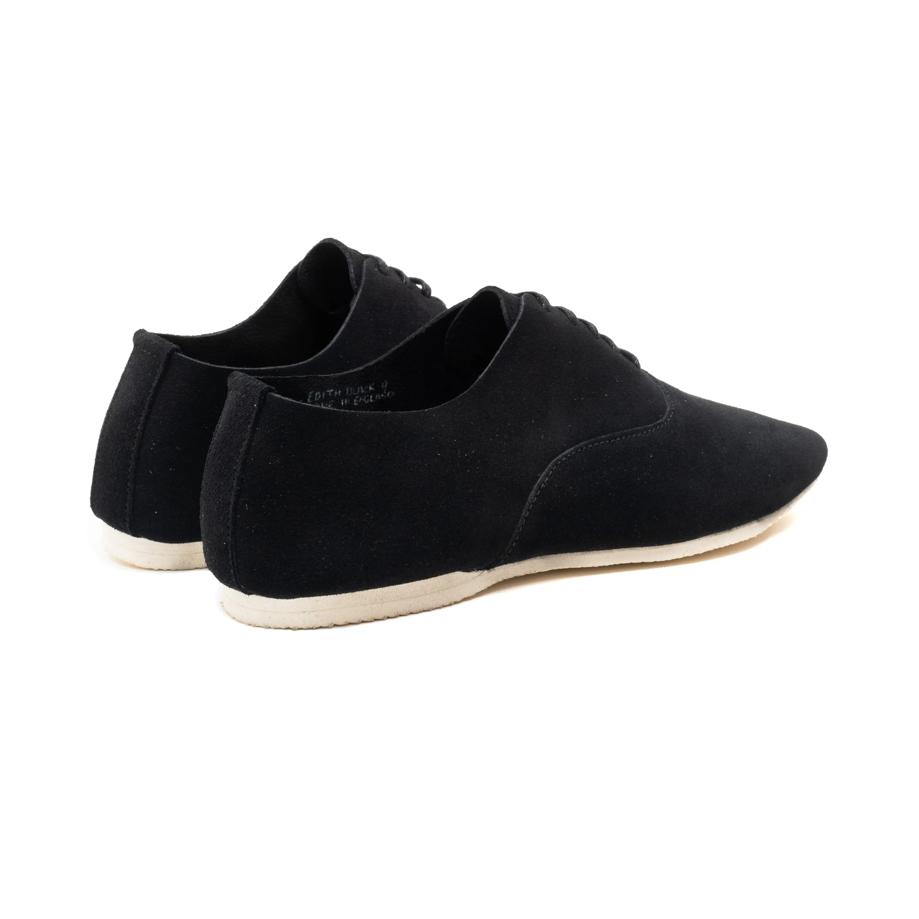 Talbot Oxford Shoe - Black Janus Calf Suede