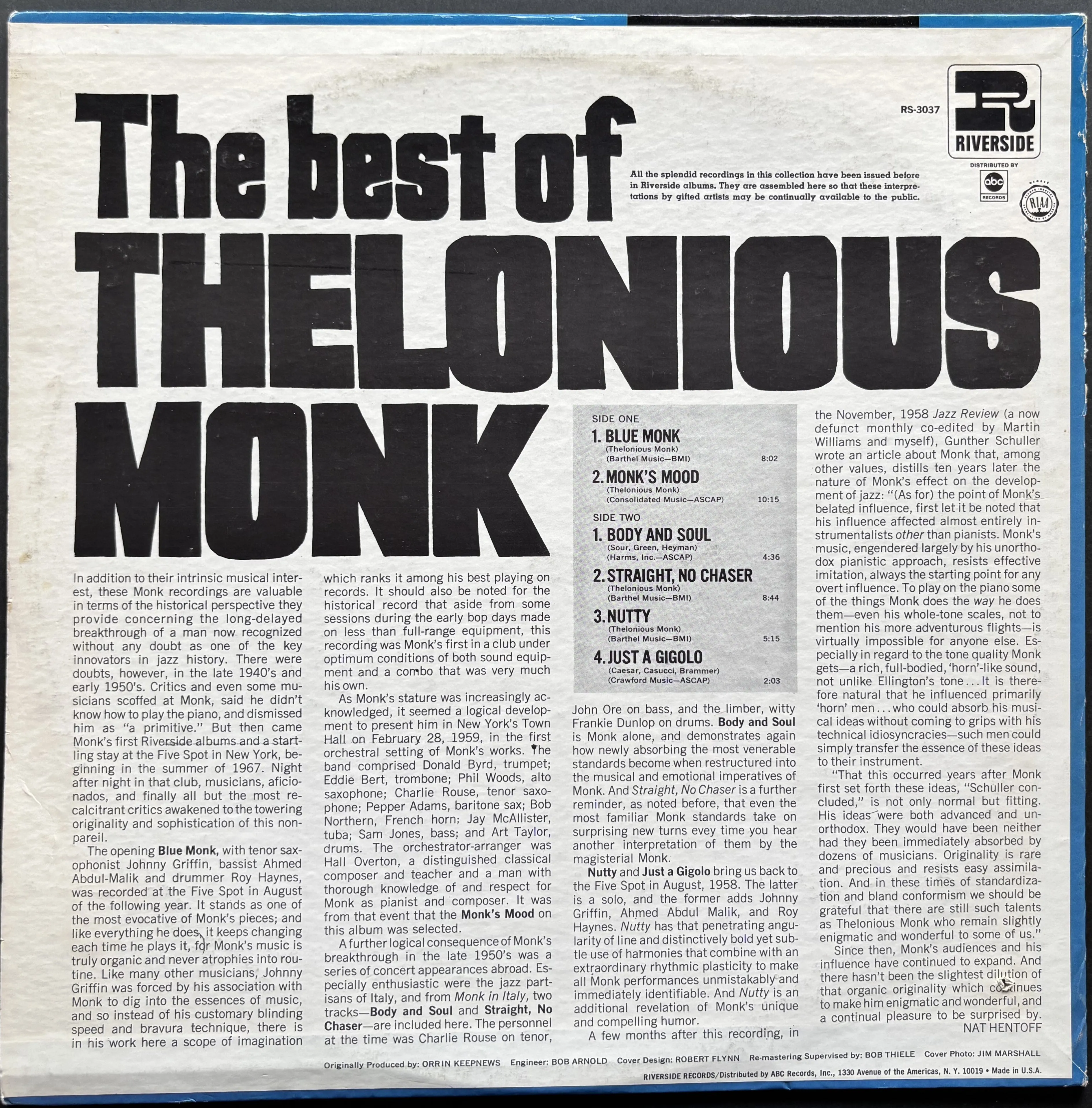 Thelonious Monk - The Best Of Thelonious Monk