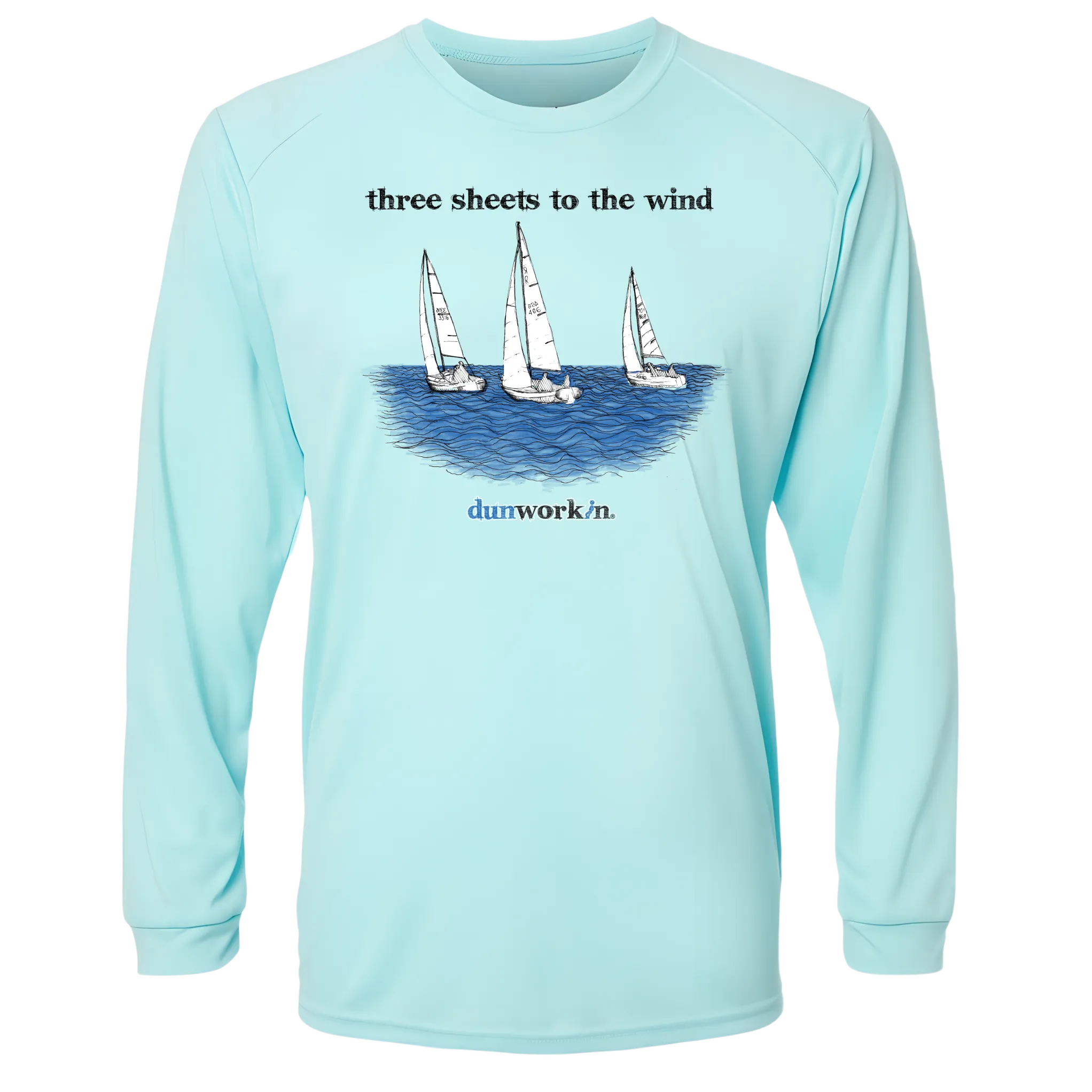 Three Sheets To The Wind Long Sleeve Islander SPF 50  Performance Tee