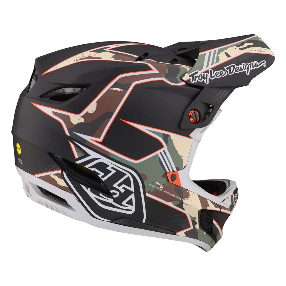 TLD 23 D4 Composite AS Helmet MIPS Matrix Camo Army Green XL/2XL