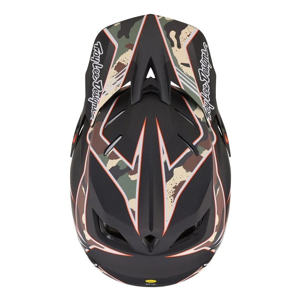 TLD 23 D4 Composite AS Helmet MIPS Matrix Camo Army Green XL/2XL