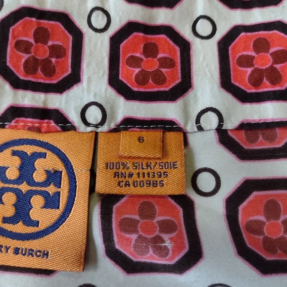 Tory Burch silk skirt size 6
