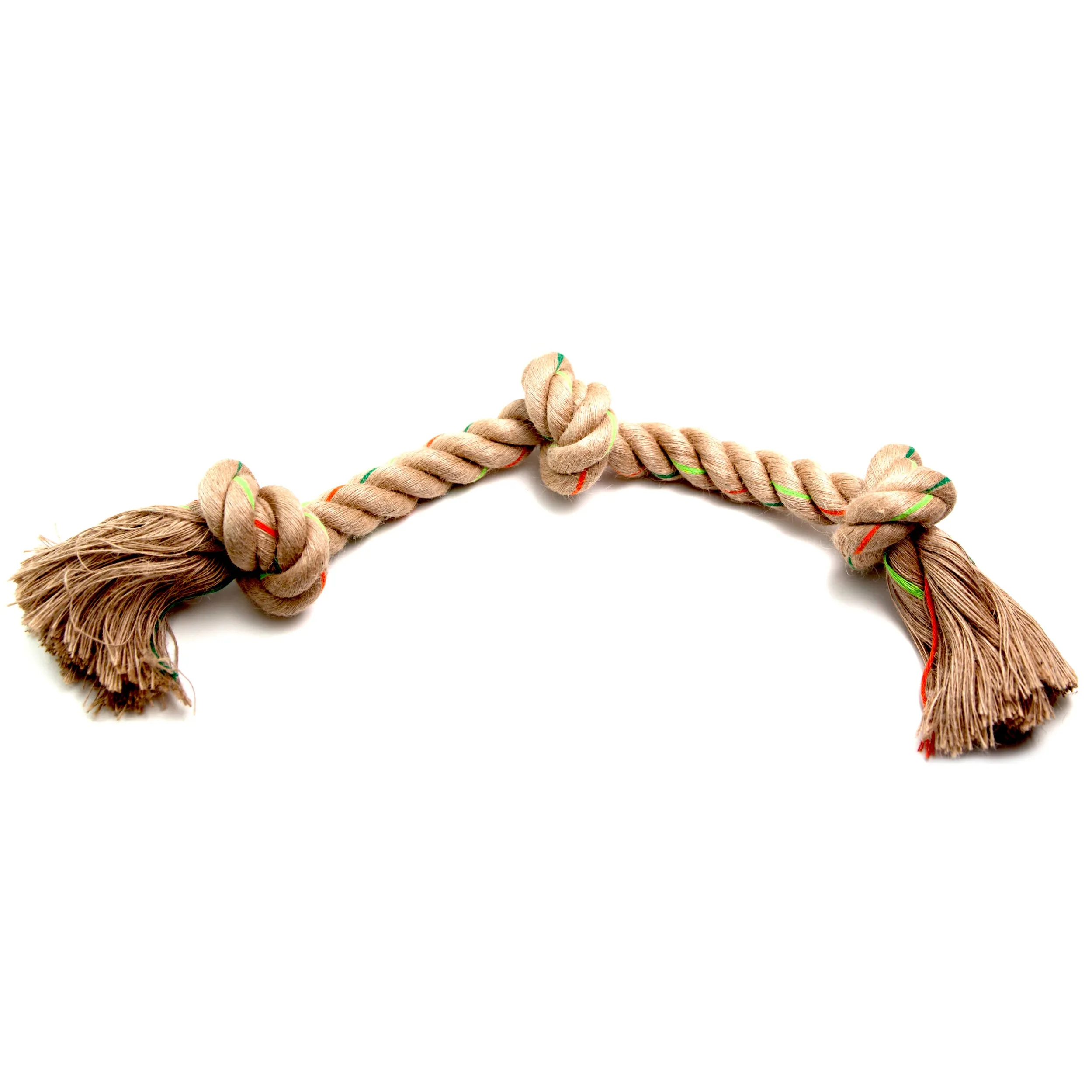 Triple Knotted Hemp Rope Toys