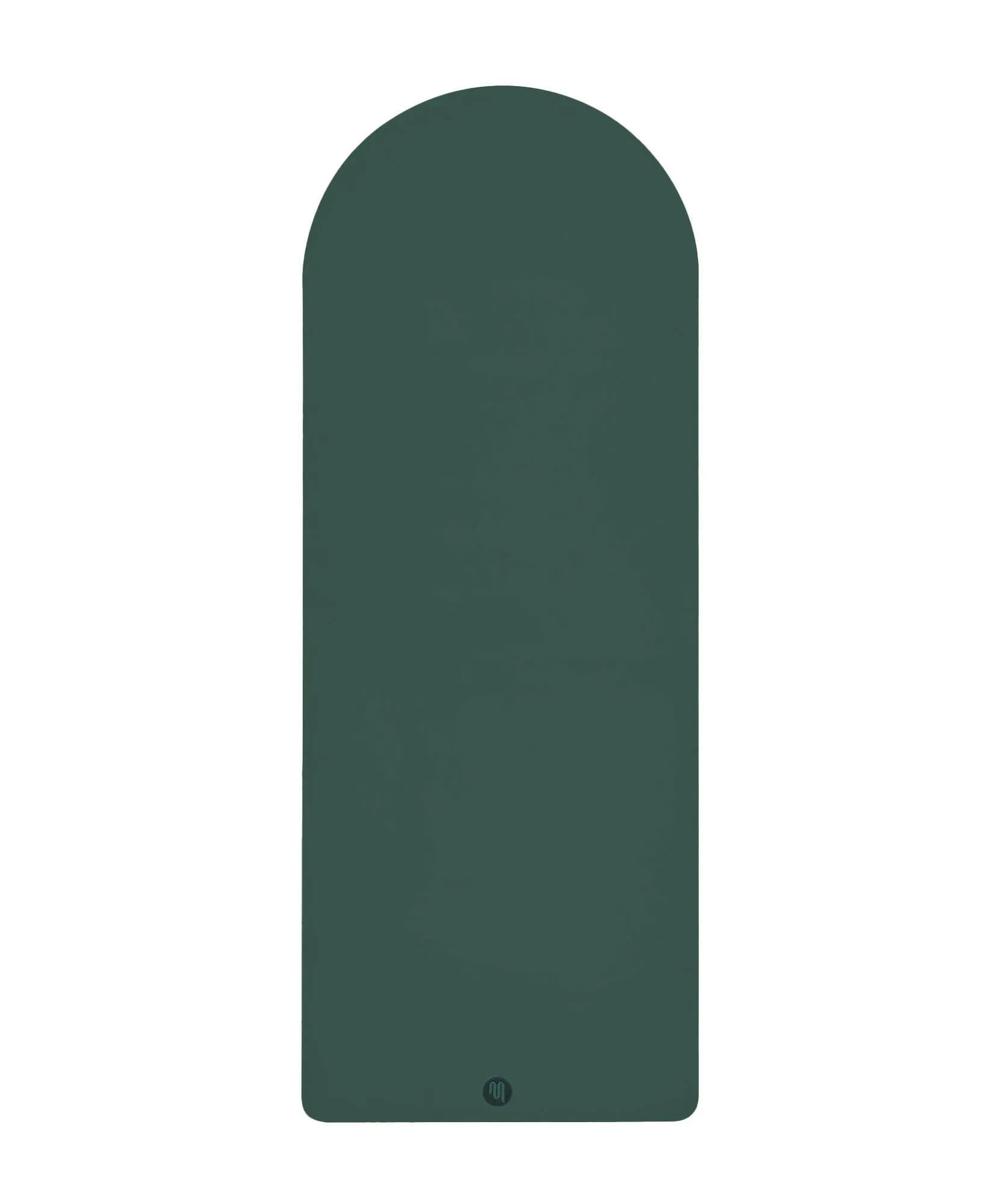 Vegan Leather Curved Studio Mat - Forest Green 6mm