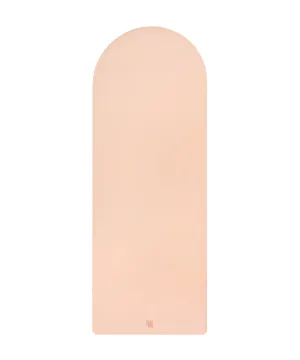 Vegan Leather Curved Studio Mat - Soft Pink 6mm