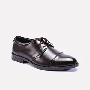 Velox Brown Cap Toe Derby Shoes 0111183