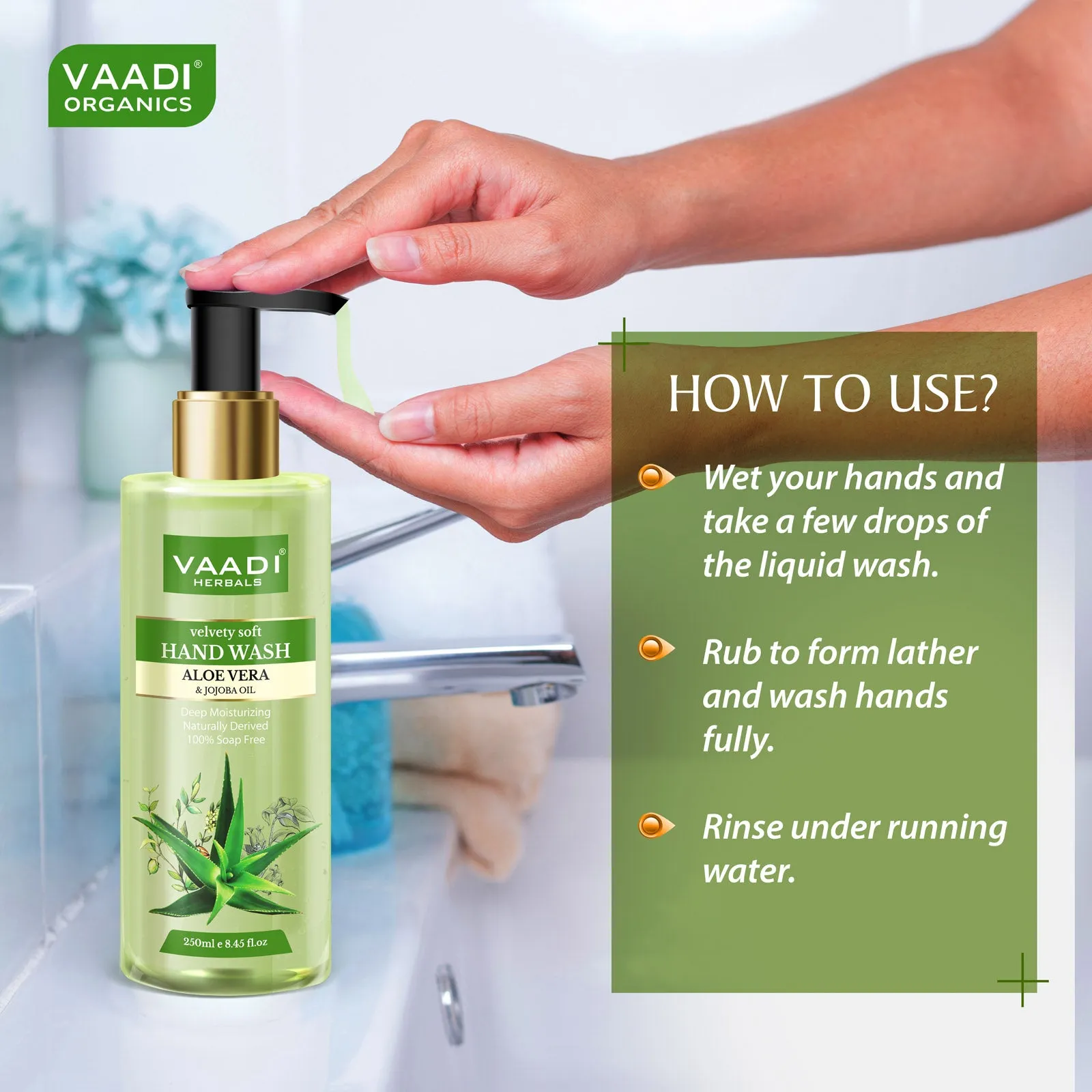 Velvety Soft Aloe Vera & Jojoba Oil Hand Wash (250 ml)